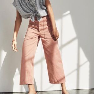 Madewell x As Ever high Waist Wide-Leg Pants